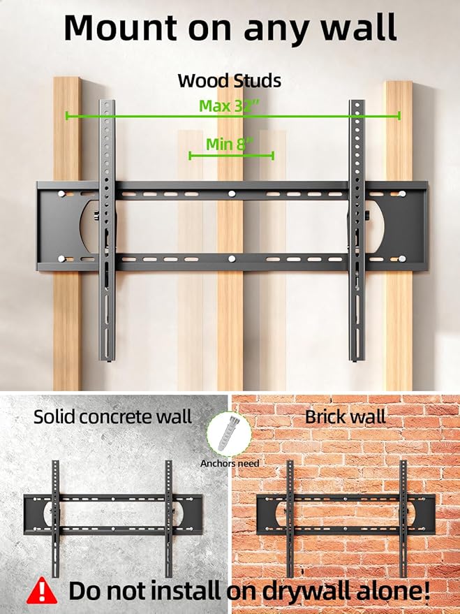 USX MOUNT Heavy Duty Tilting TV Wall Mount