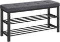 SONGMICS Shoe Bench, Storage Bench, Entryway Bench with Cushion