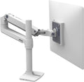 Ergotron – LX Monitor Arm, Single Monitor Desk Mount – fits Flat Curved