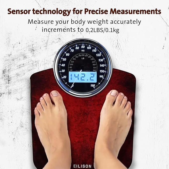 EILISON Highly Advance 2-in-1 Digital & Analog Weighing Scale