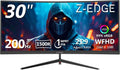 Z-Edge 30" Curved Gaming Monitor, WFHD1080P 200Hz 165Hz Monitor, MPRT 1ms
