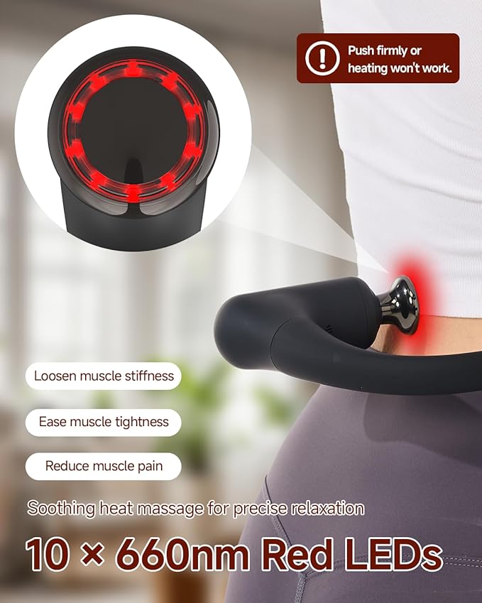 CAREKING Upgraded 2-in-1 Massage Gun