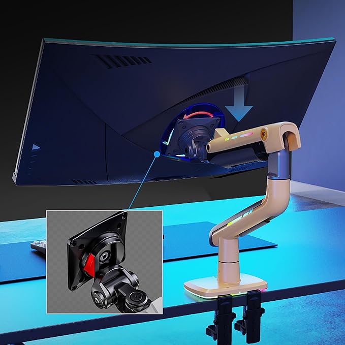 NB Gaming Monitor Arm or for 32 to 60 Inches Screen, Load up to 20 kg, VESA