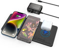 Wireless Charging Pad, ZealSound Ultra-Slim Triple Charger Station