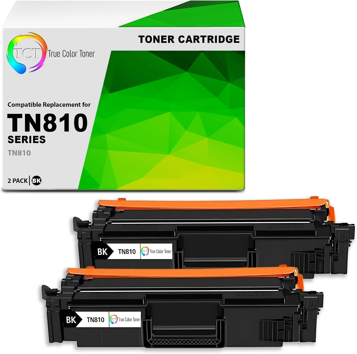 TCT TN810 Black Toner Cartridge 2 Pack