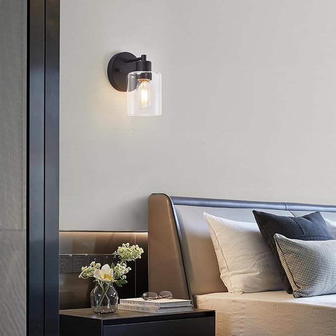 SOPEAS Wall Sconces for Bathroom, Modern Vanity Light Fixtures, Farmhouse Wall (2PACK)