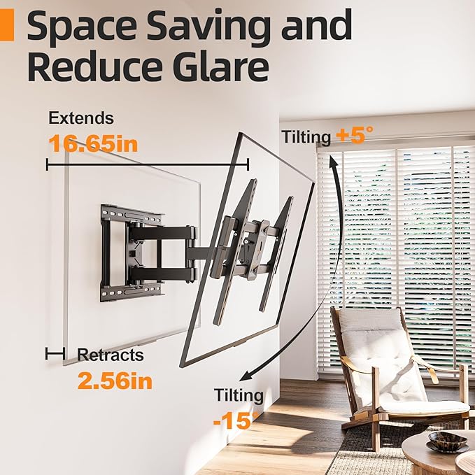 IWORKBOARD 75 85 inch Full Motion TV Wall Mount