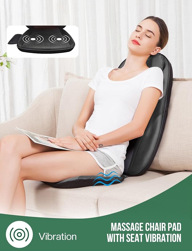 Snailax Back Massager with Heat, Gifts