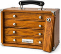 Heritage 4-Drawer Desktop Tool Box, Lock & Felt Lining