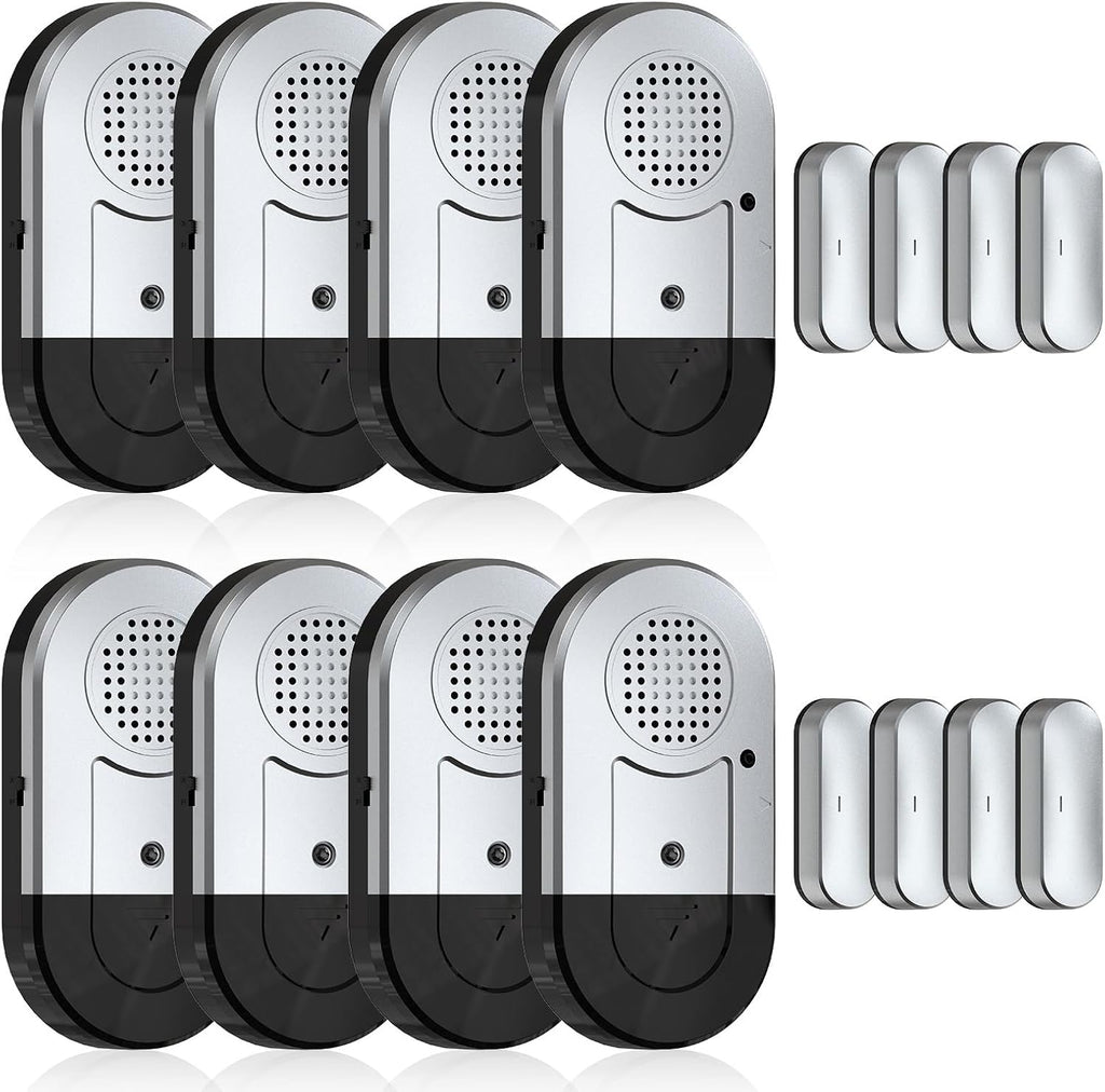 Sanjie Door Alarms When Opened, Door Window Alarm Sensors (8 Pack)