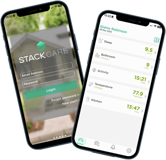 StackCare by Connected Caregiver Medical Alert System, Fall Detection