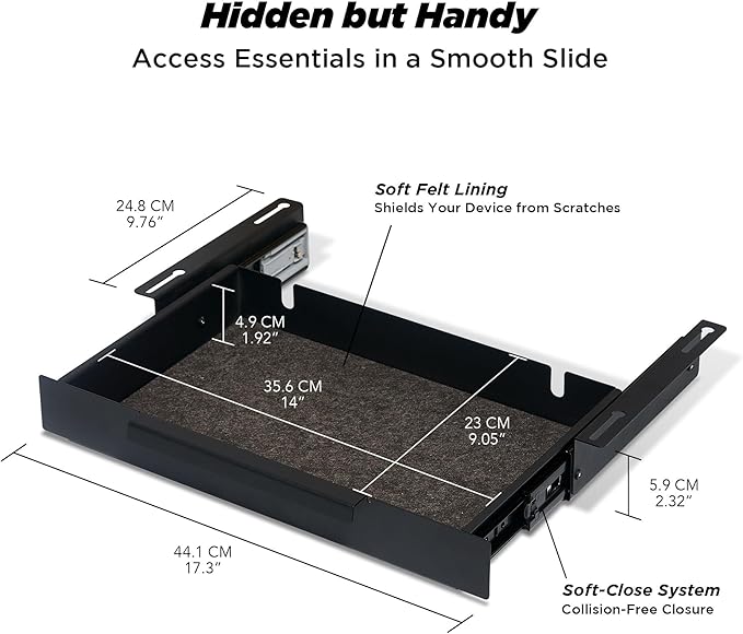 ULTRARM Moodular Add-ons Storage Drawer Black MSA-DR