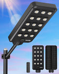 Gefolly G-15000W Solar Street Light Outdoor, Wide Angle Commercial Parking Lot