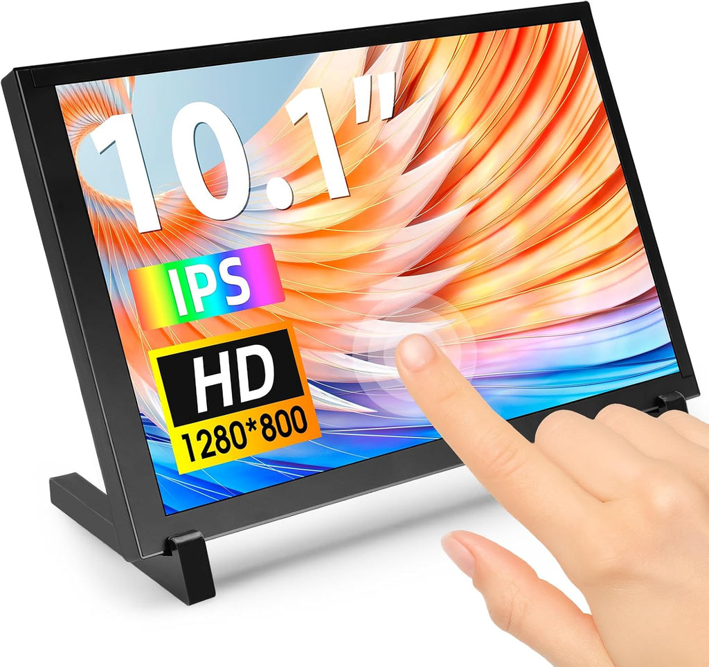 ELECROW 10.1 Inch Touchscreen Monitor, 1280x800 IPS LCD HD Display