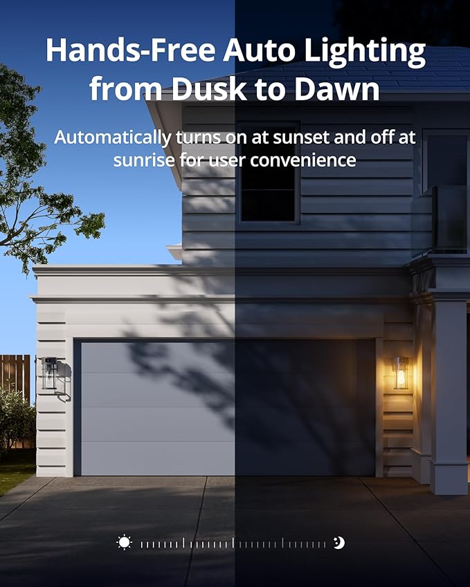 Jarnex Outdoor Porch Light Camera, 2K Wi-Fi Security Cam