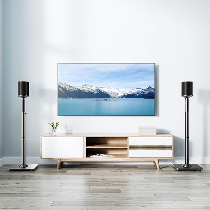 MOUNTUP Speaker Stands for Sonos Era 100, Sonos One, One SL, Height Adjustable