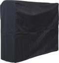 Sunnydaze 4-Foot Firewood Log Rack Cover, Black