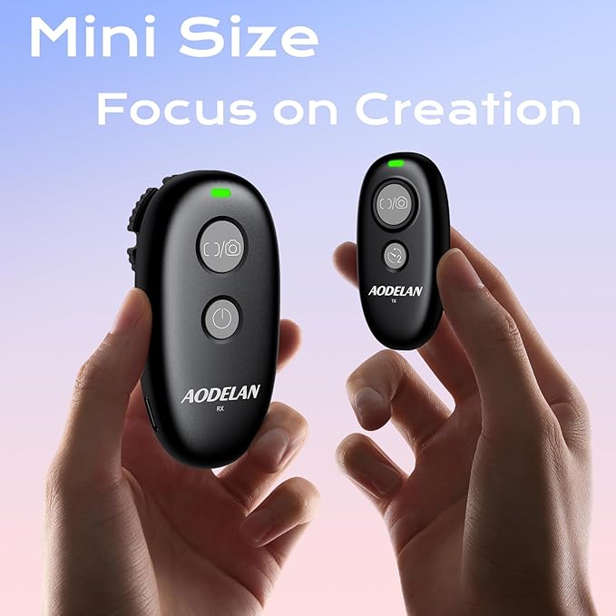 Upgraded Rechargeable Wireless Camera Remote Control Shutter Release