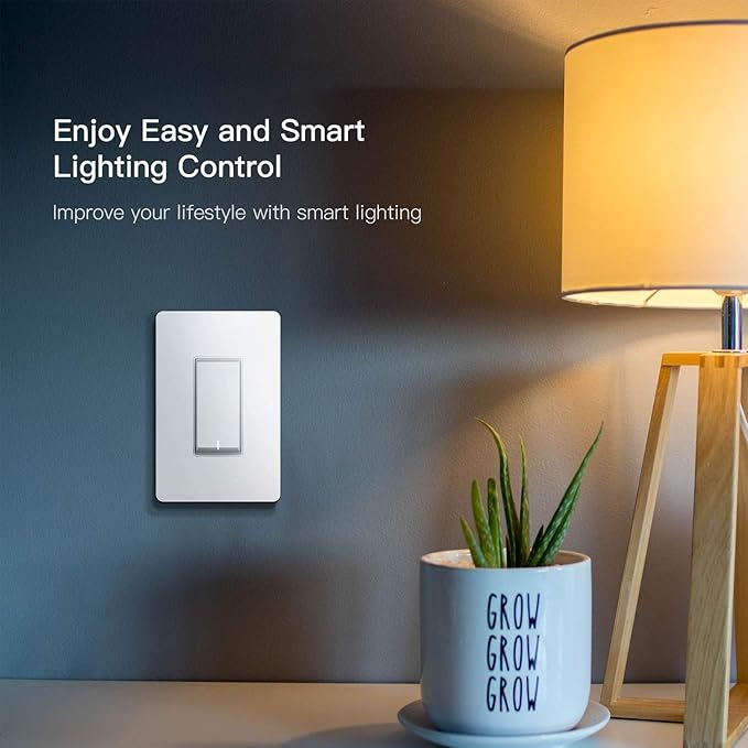 TREATLIFE Smart Light Switch Single Pole Works (4 Pack)