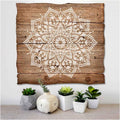 Passion Mandala Stencil for Walls – Wall Stencil Mandala – Reusable Stencil Better Than Mandala Decal – Laser Cut Mandala Template for Painting – Mandala Painting Stencil for Easy décor (30")