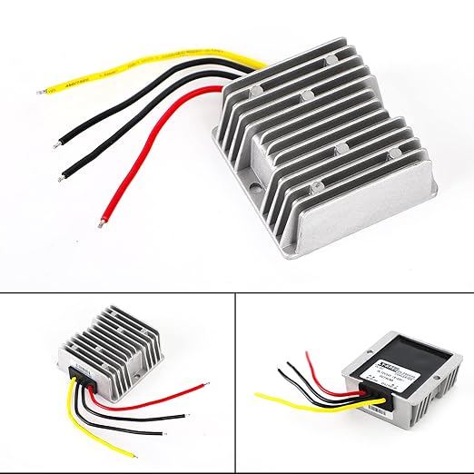 Areyourshop Waterproof 12V/24V to 6V 30A 180W Step Down DC/DC Power Converter