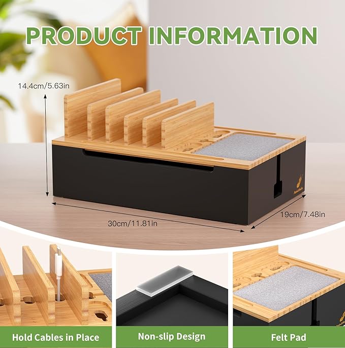 Pezin & Hulin Bamboo Charging Station