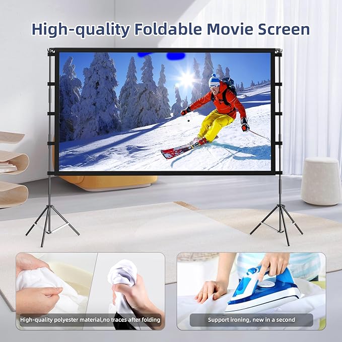 Projector Screen Outdoor, Vamvo Projector Screen
