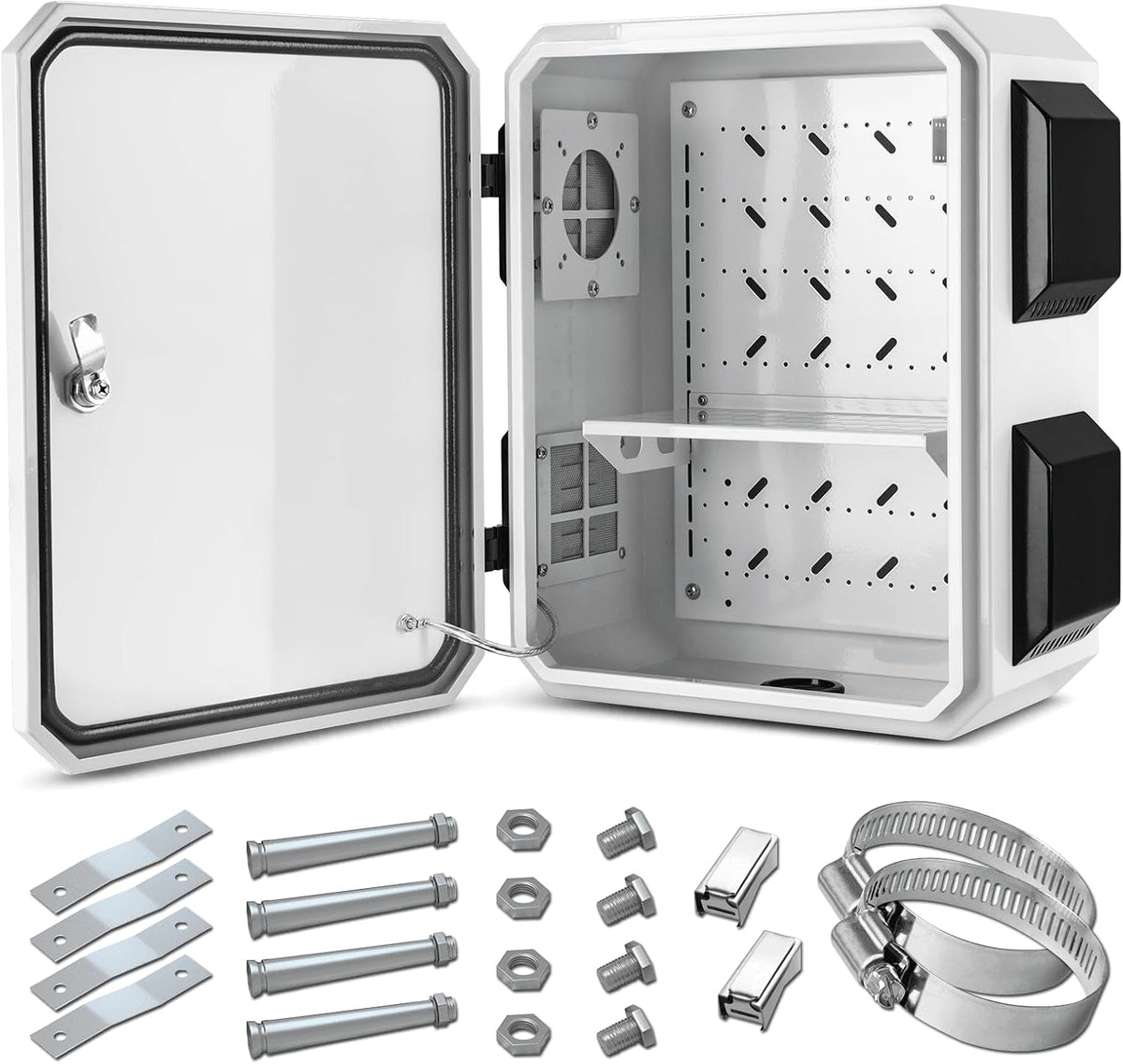 Outdoor Electrical Box, Cold-Rolled Steel Plate, Aluminum Alloy Back Beam