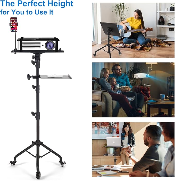 Tossbiss Laptop Tripod on Wheels