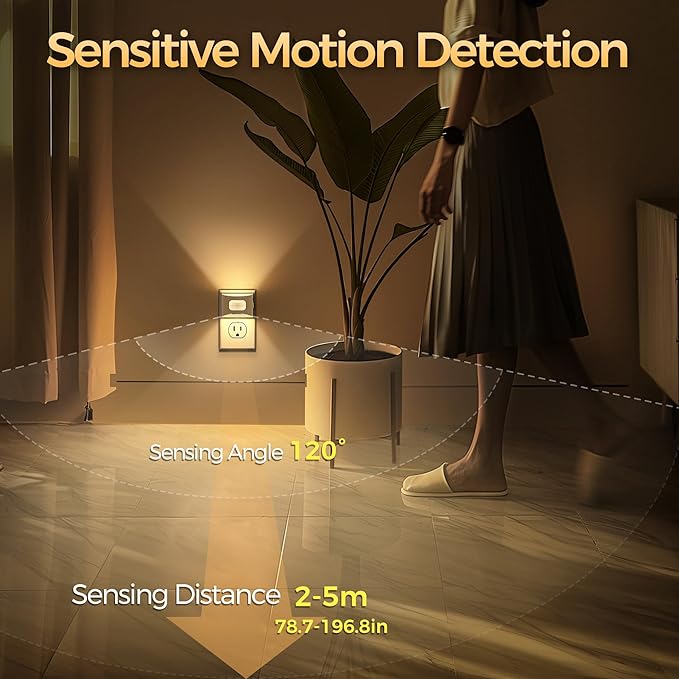 DORESshop LED Night Light, Night Lights Plug into Wall, Plug in Night Light