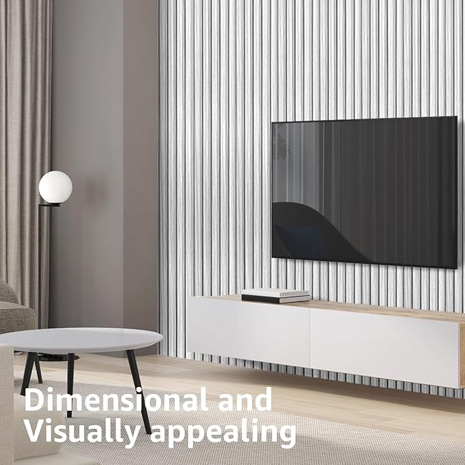 Art3d Slat Wall Panels, WPC Soundproof 3D Wall Paneling (8-Pack)