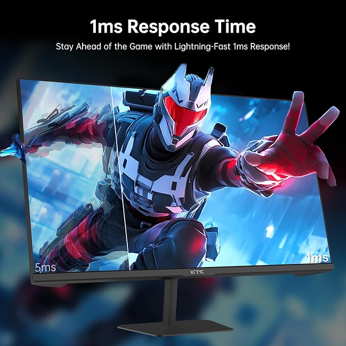 KTC 24 inch 190Hz/180Hz Gaming Monitor, HDR 400 Fast IPS Screen, FHD 1080P