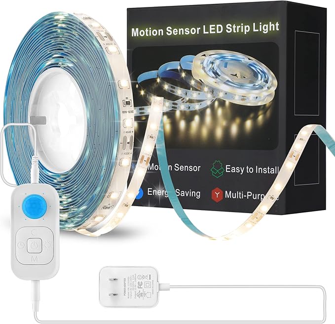 Feuymoent Motion Sensor LED Strip Light
