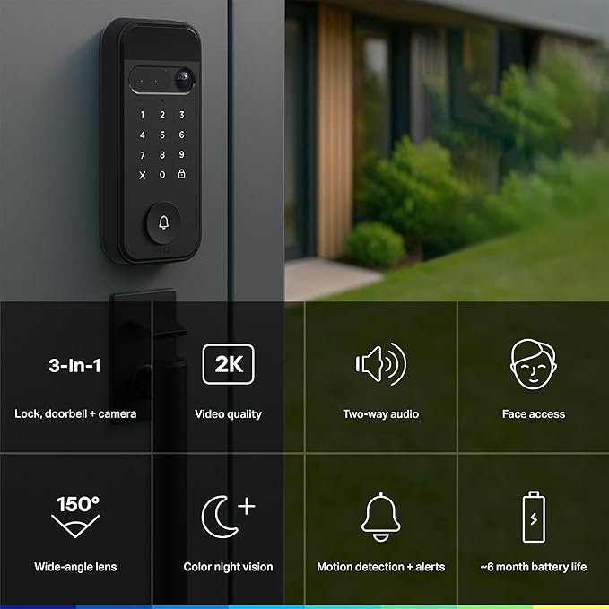 myQ Secure View™ 3-in-1 Smart Lock