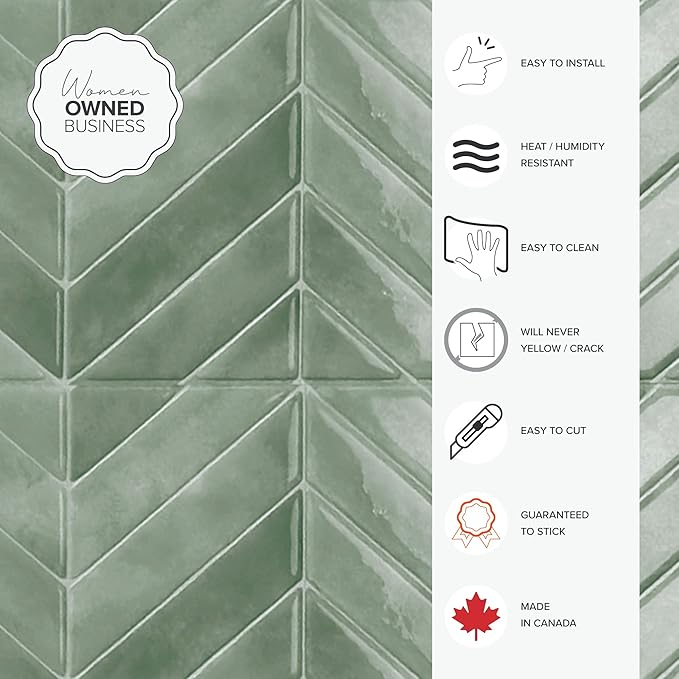 SMART TILES Peel and Stick Backsplash