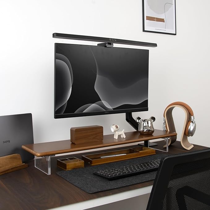 ROCDEER Bamboo Monitor Stand Riser