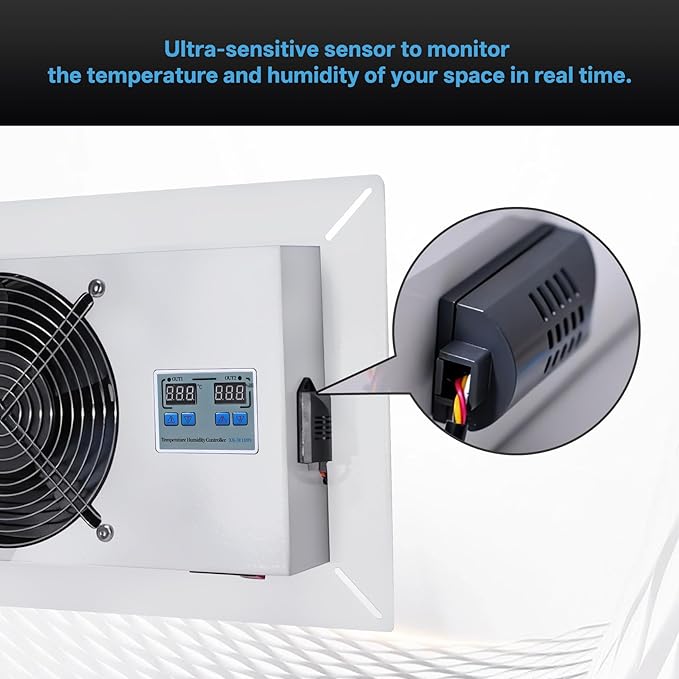 Pewoaoa 720 CFM Crawlspace Vent Fan,