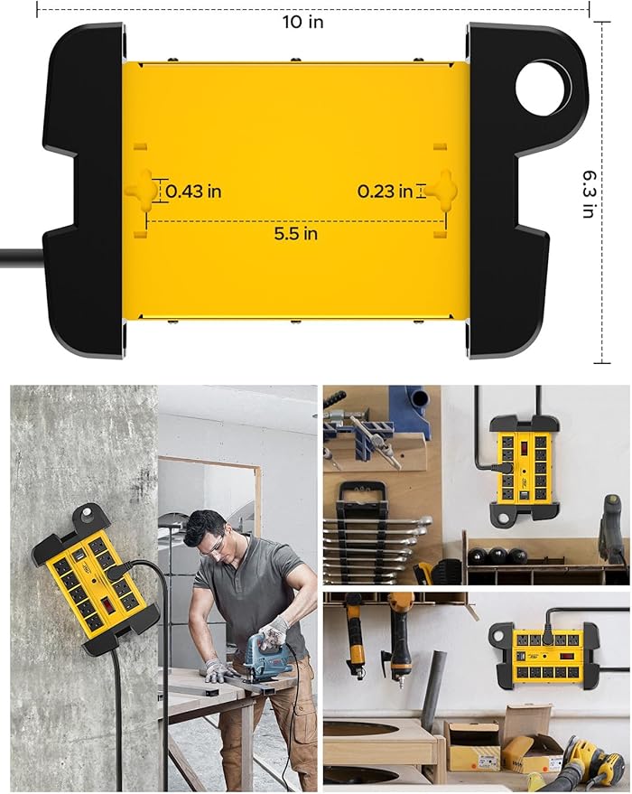 CRST Heavy Duty Power Strip