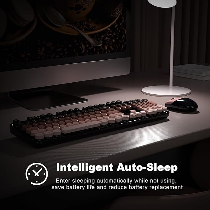 MOFII Wireless Keyboard and Mouse Combo, Full Size 2.4G Plug and Play