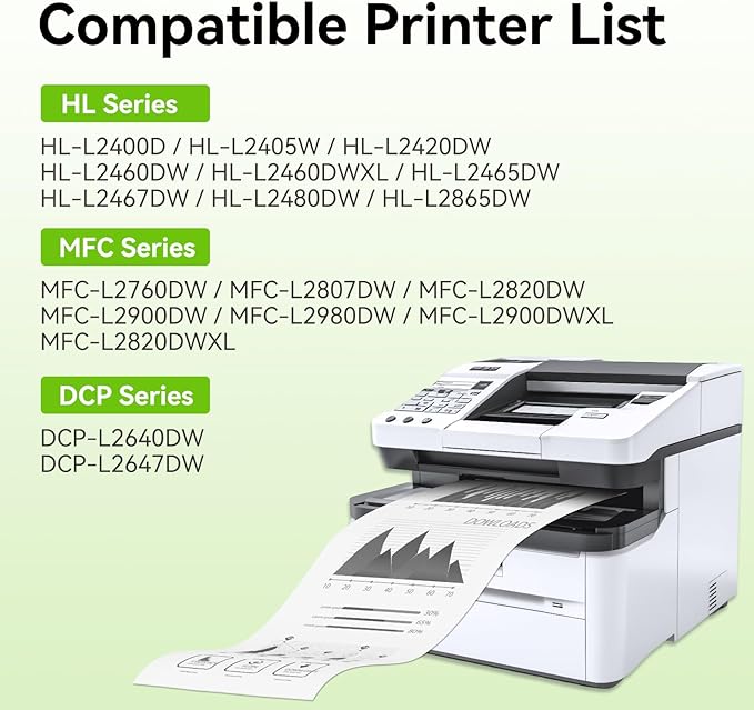 swiss toner Compatible TN830XL TN830 TN830 XL TN-830 TN-830XL Toner Cartridges (4 Pack)