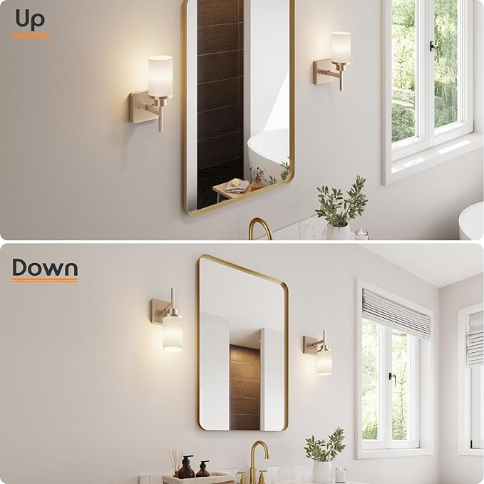 AONEON Vanity Lighting Fixtures (2 Pack)