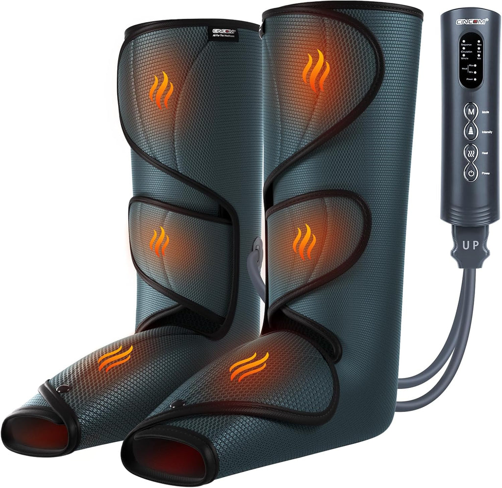 CINCOM Leg Massager with Heat and Compression, Legs Massage