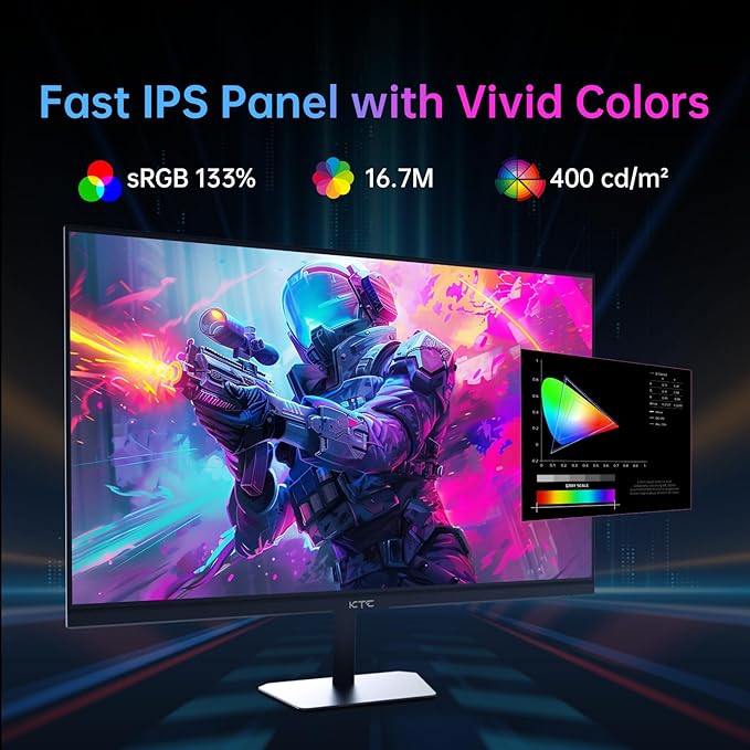 KTC 24 Inch 180Hz/190Hz Gaming Monitor, FHD PC Computer Monitor
