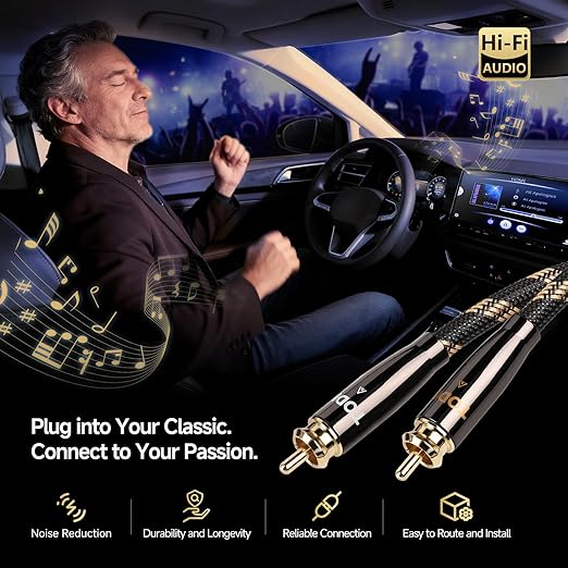 TODN Audiophile RCA Cables