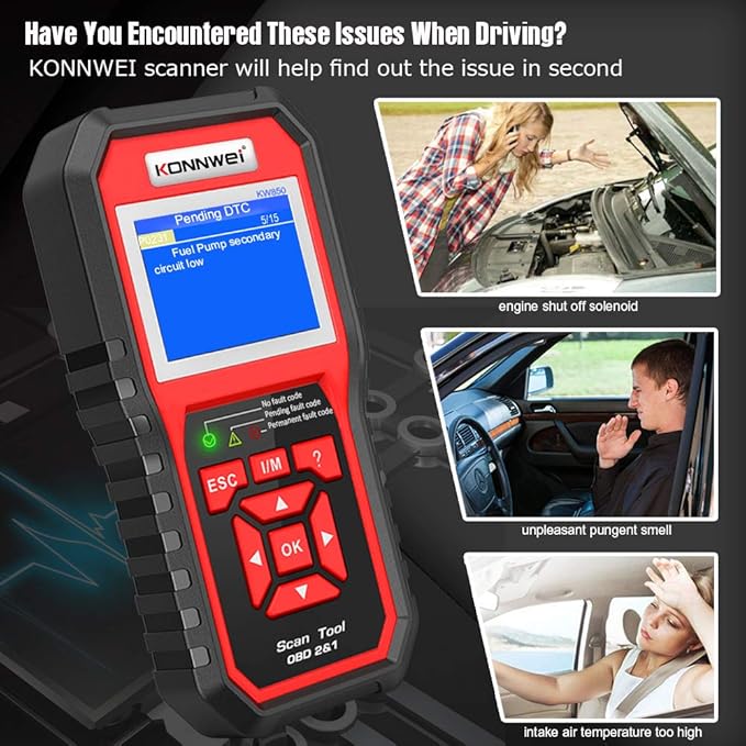 KONNWEI KW850 Professional OBD2 Scanner Auto Code Reader Diagnostic Check