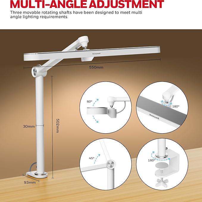 Honeywell LED Desk Lamp with Clamp