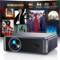 Smart-Projector with WiFi6 and Bluetooth, Outdoor Movie Projector & DoIby