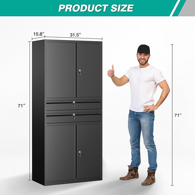 SISESOL Metal Storage Cabinet