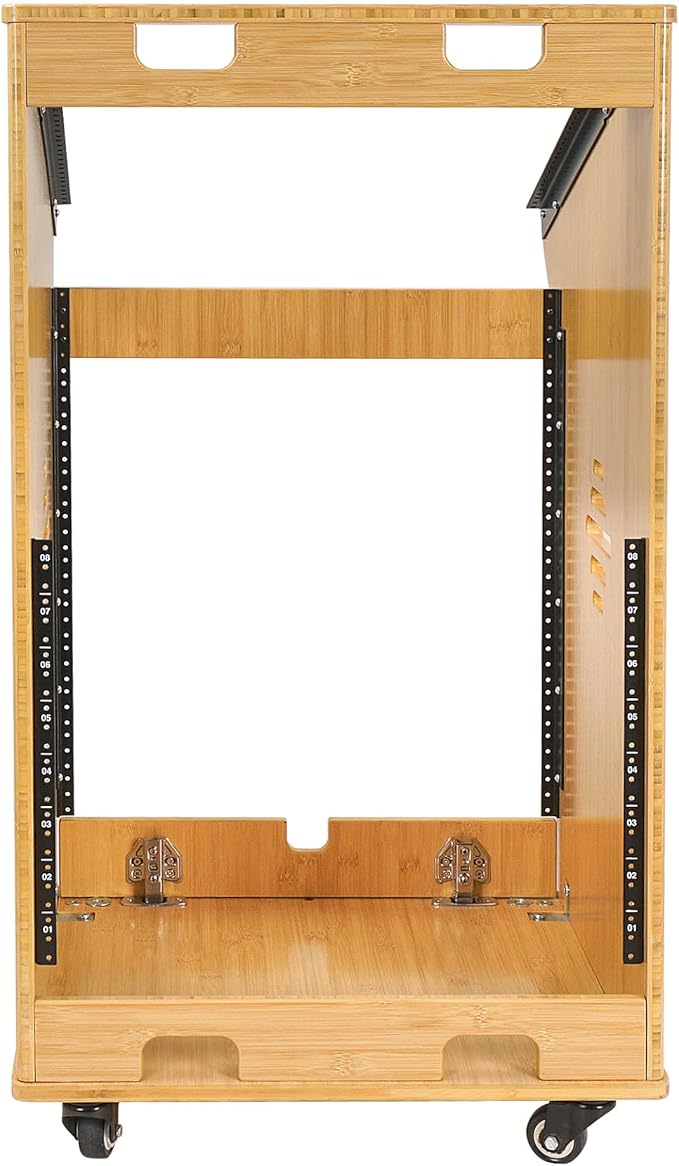 Sound Town DIY Solid Carbonized Bamboo Studio Rack