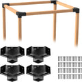 Pergola Brackets Kit for 4x4 Wood Beams, 3.58'' x 3.58'', 4 Pack